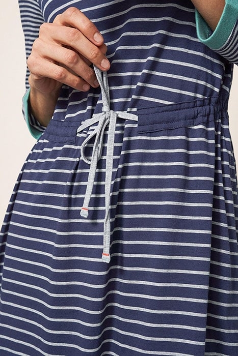 NUELLE JERSEY DRESS NAVY MULTI 3