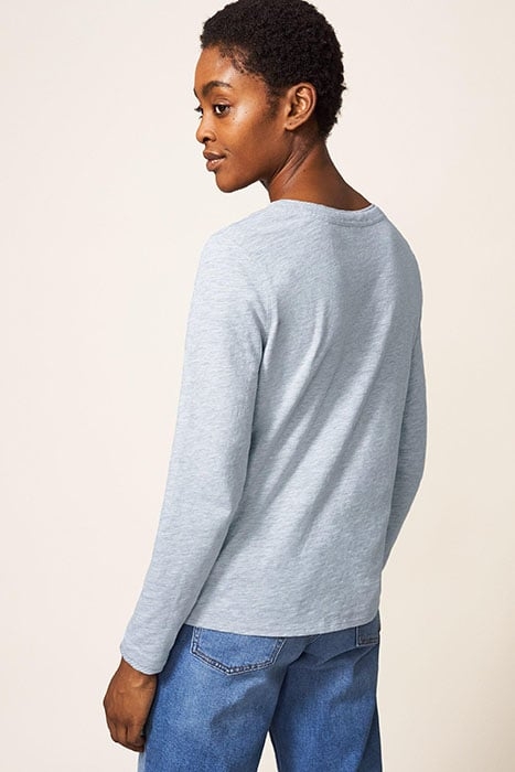 ANNABEL LS TEE GREY MARL 3