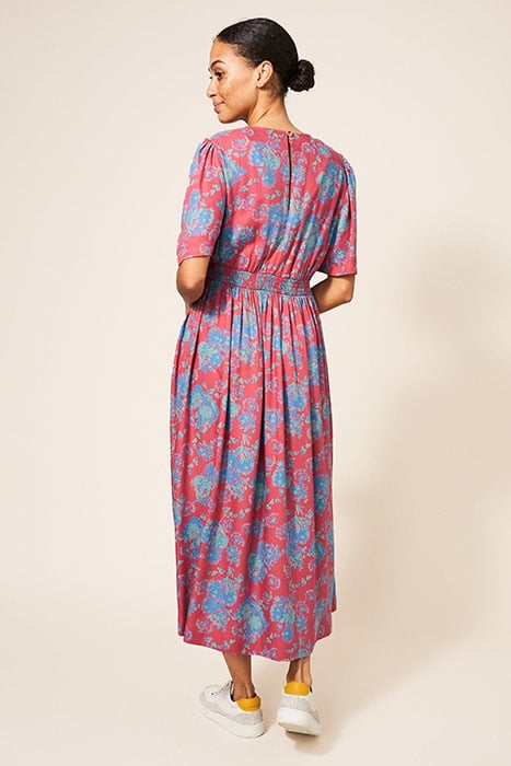 PIP MIDI DRESS PINK MULTI 2