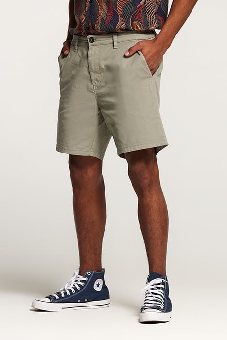 MEN COTTON STRETCH SHORTS JACK SALVIA GREEN 1