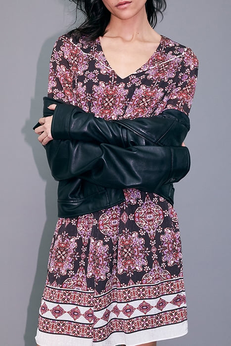 BOHO PRINT SHORT DRESS 3