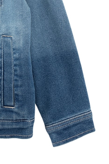 BLUE DENIM JACKET WITH DETACHABLE HOOD 6