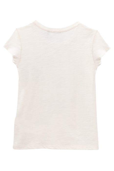 GIRLS’ WHITE REVERSIBLE SEQUIN WINGED HELMET T-SHIRT 2