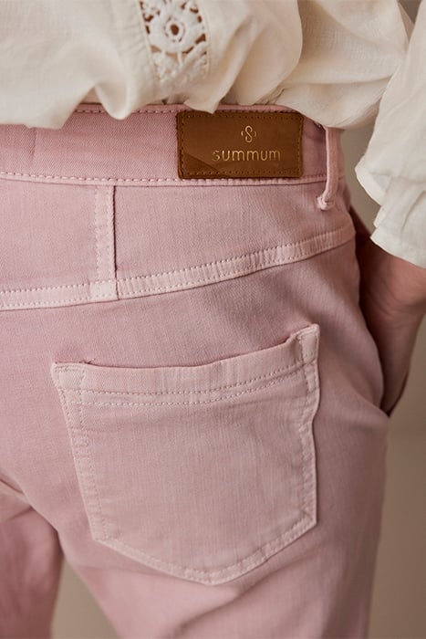 SLIM PANT GRAIN STRETCH TWILL ROSE QUARTZ 3