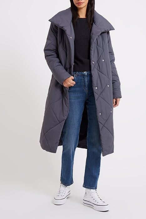 SHAWL BIG DIAMOND L SLATE 1