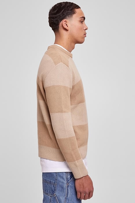 HEAVY OVERSIZED STRIPED SWEATSHIRT WARMSAND/WETSAND 7