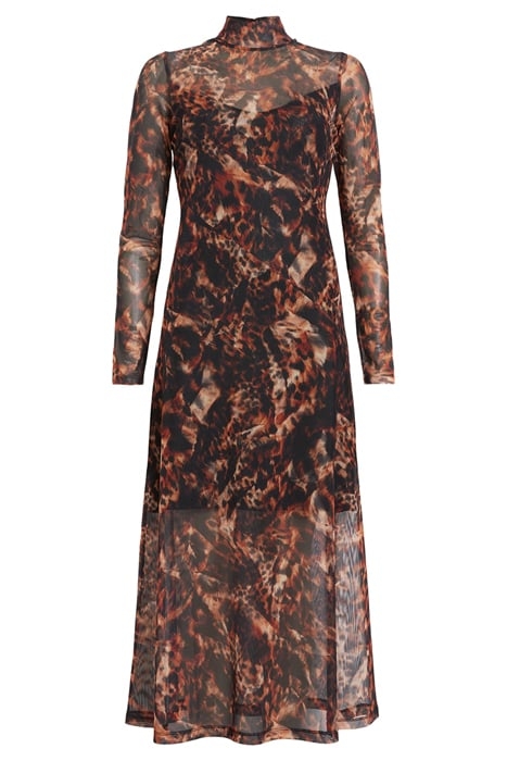 HANNA SPARK DRESS BROWN 3