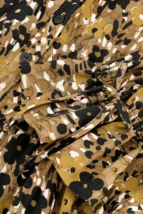 BECCA DRESS CLASSY CAMEL/BLACK 6