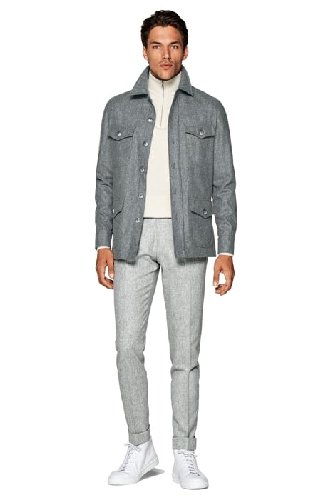 LIGHT GREY WILLIAM SHIRT-JACKET LIGHT GREY 3