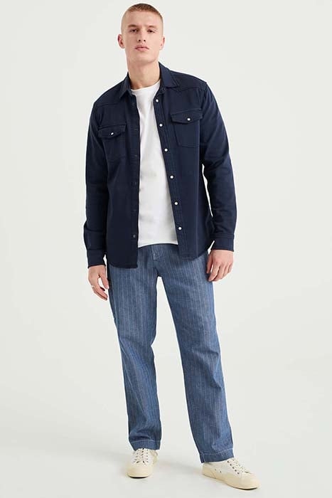 5-POCKET MID WAIST BLUE 3