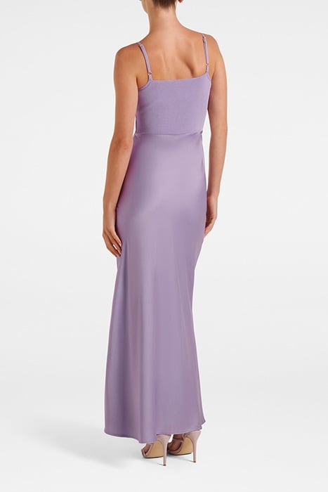 ERIKA FRONT CUT OUT KNIT DRESS BLOSSOMING LILAC 2