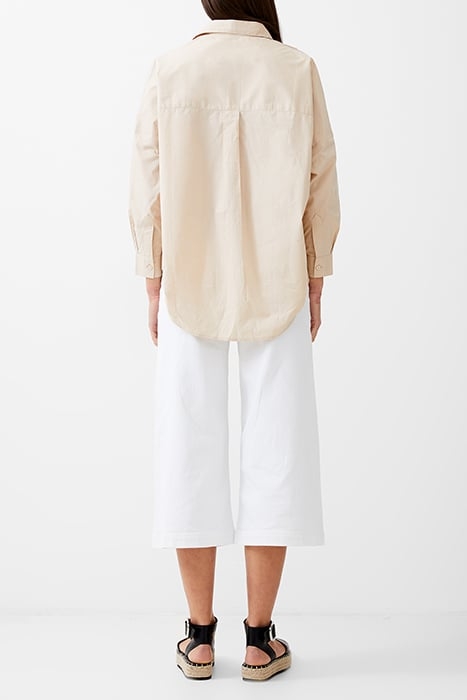 L/S VEE COLLAR POPLIN POPOVER STONE 4