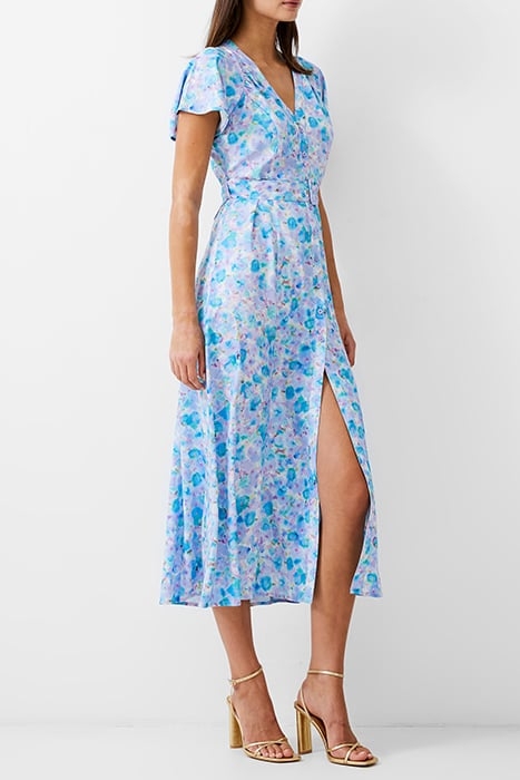 GRETHA BELT LONG DRESS STILL WATER 1