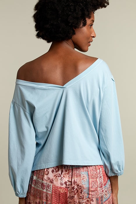 BLUE COTTON T-SHIRT 2