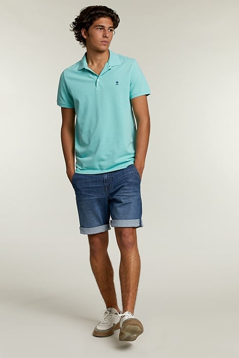 CUSTOM FIT PIMA COTTON POLO PISTACHE MIX GREEN 3