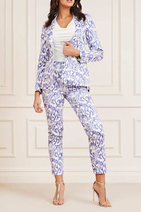 SHELLY PRINTED PANT SUBSTANCE BLUE SKINNY PRINT 3