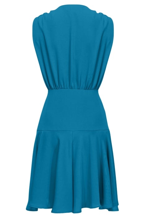 ADELE 1 ABITO CREPE FLUIDO MOROCCAN BLUE 5