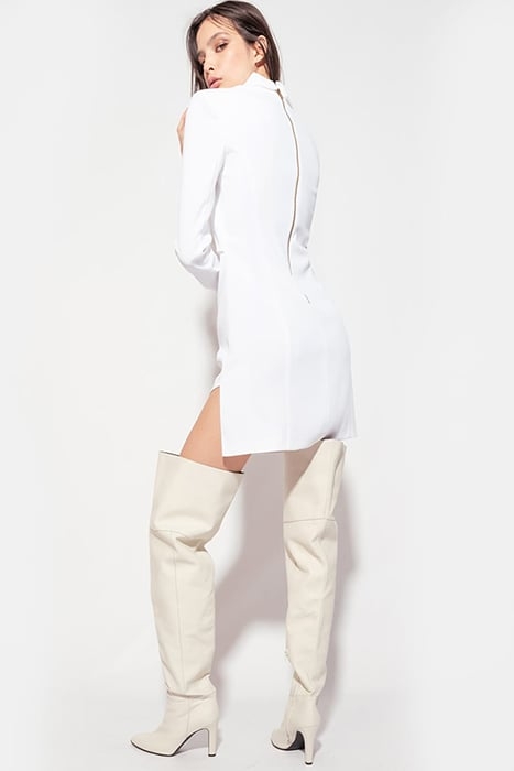 ALEJANDRA ABITO CREPE STRETCH GARLIC WHITE 3