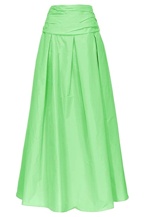 ISPETTORE GONNA TAFFETA VIBRANT GREEN 1