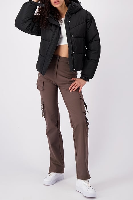 CROWN PUFFER JACKET BLACK 4