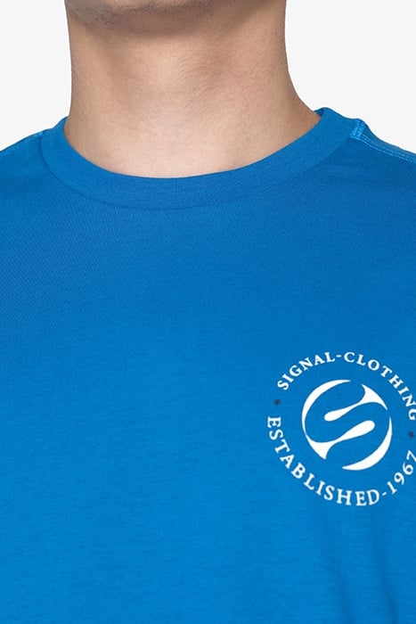 ELIASSI CHEST PRINT TEE + IMPERIAL BLUE 6