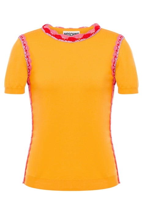 CROCHET DETAILS WOOL TOP YELLOW 3