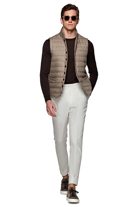 VEST-L.BROWN LIGHT BROWN 6