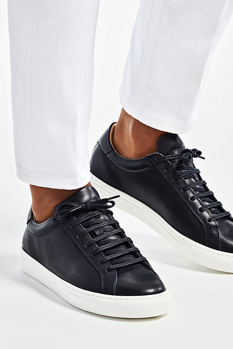 LEATHER-SNEAKER-D.NAVY NAVY 2