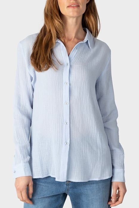 BLOUSE WOVEN LONG SLEEVES XENON BLUE 1