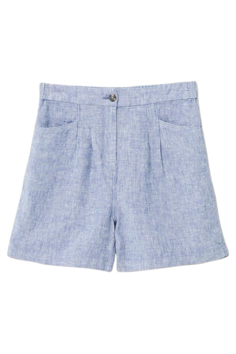 ROWENA LINEN SHORT CHAMBRAY BLUE 4