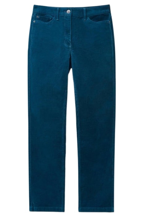 BROOKE STRAIGHT CORD TROUSER DARK TEAL 4