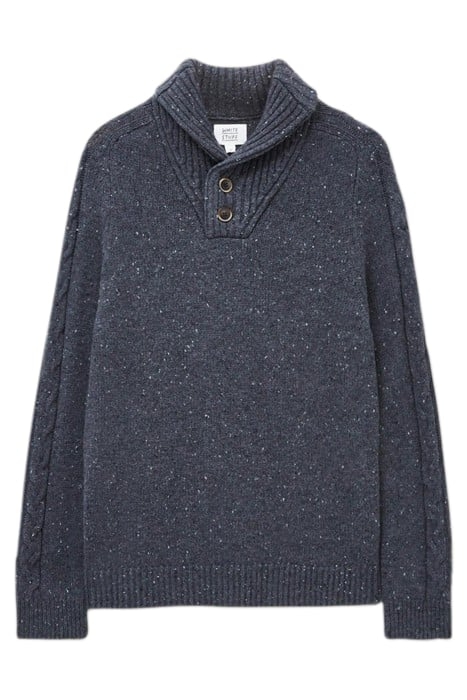 ARUNDEL SHAWL CHARCOAL GREY 3