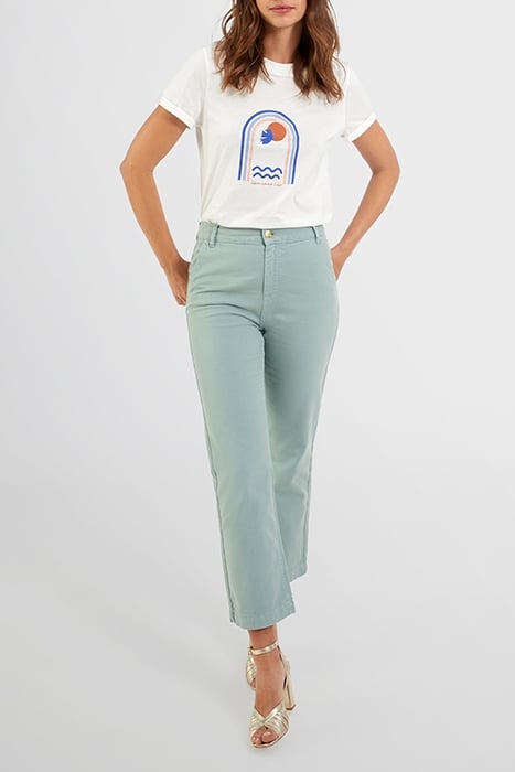 MINT CROPPED JEANS MINT 2