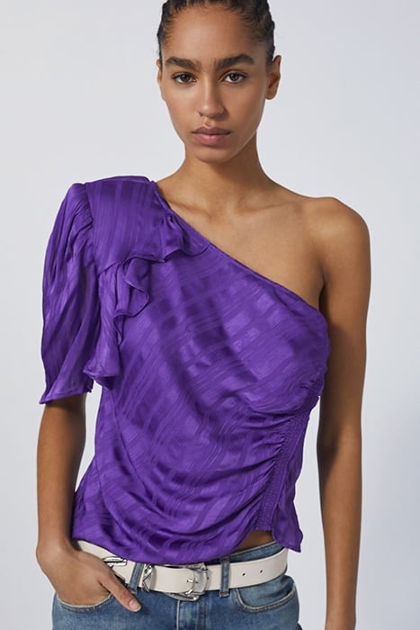 POLK BLOUSE IN PURPLE 1