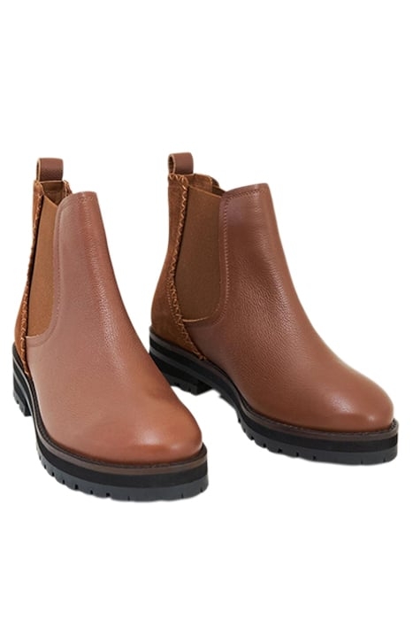 ESME LEATHER CHEEA BOOT MID TAN 2