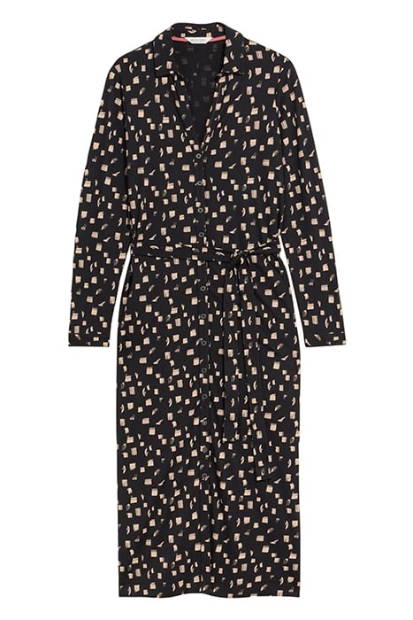 ANNIE JERSEY SHIRT DRE BLACK PRINTED 2