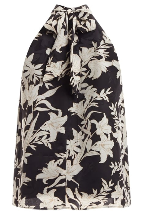 SUNBURST TOP BLACK PRINT 5