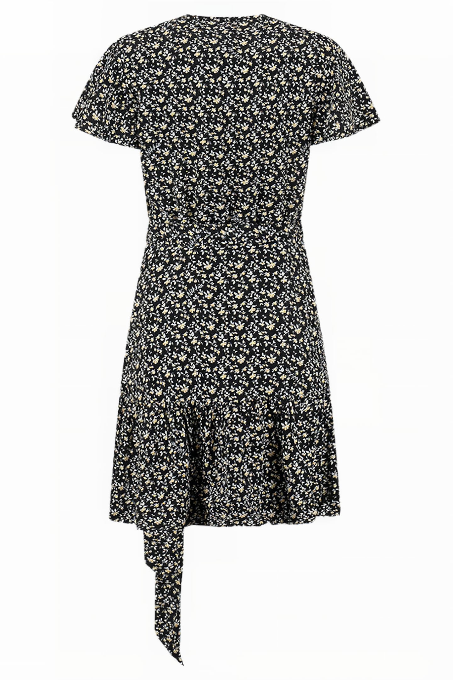 REESE DRESS SHORT SLEEVE MULTI BLACK 2