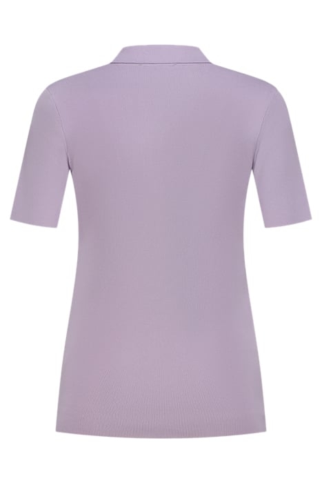 JOLIE POLO TOP LILAC 2