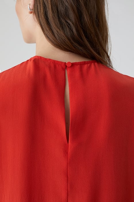 SLIT TOP SHIRTS & BLOUSES FIERY RED 5