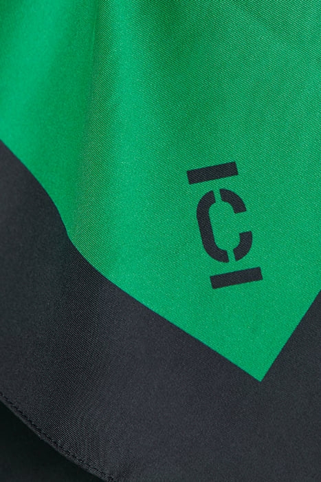 SILK SCARF GREEN PATINA 3