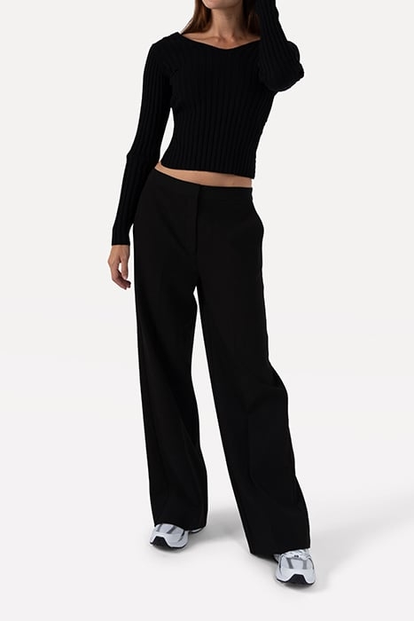 FENNE KNITTED PULL BLACK 1