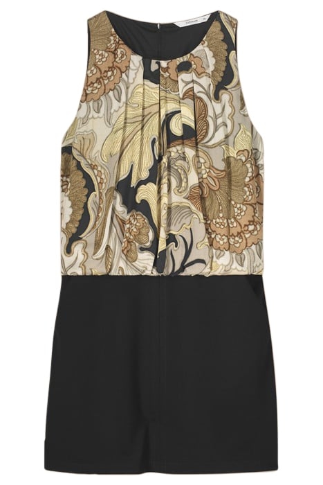 DRESS SLEEVELESS VINTAGE FLOWER MULTICOLOUR 2