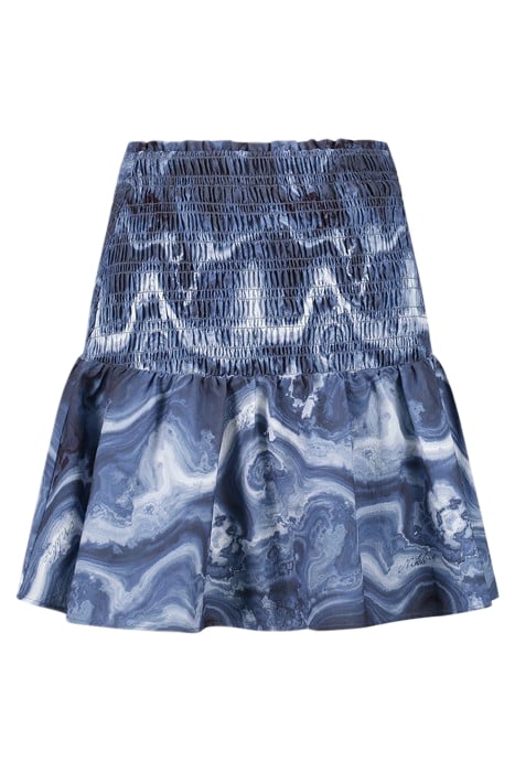 VERONICA MARBLE SKORT DEEP BLUE 2