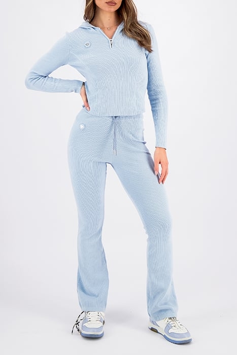 RAE RIB HOODY LIGHT BLUE 3