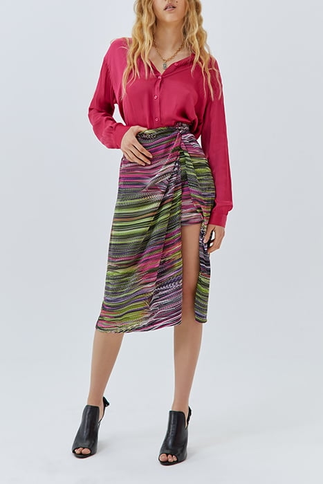PRINTED AND TIED PAREO SKIRT 3