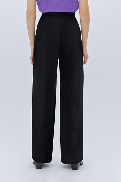 BLACK DANDY FLOWING TROUSERS 2