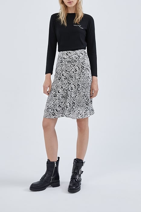 OFF-WHITE BLURRY LEOPARD PRINT SKIRT 2