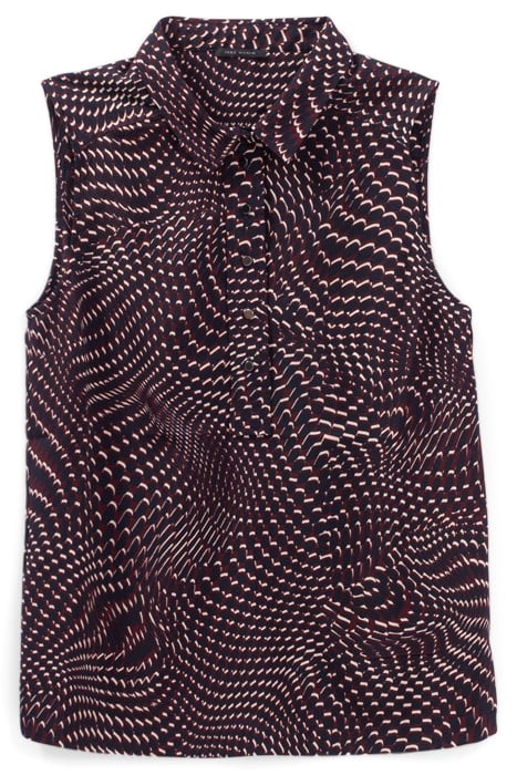 GARNET PSYCHEDELIC PRINT TOP 4