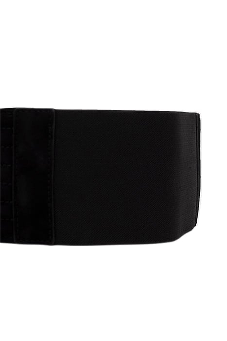 BLACK SUEDE WIDE DRESS BELT 2